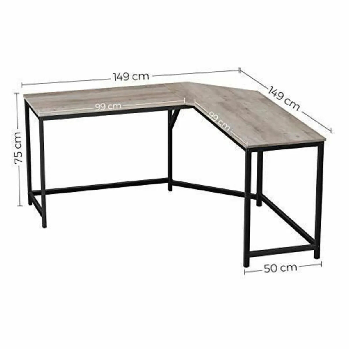 Corner Office  desk L-shaped computer desk - Image 4