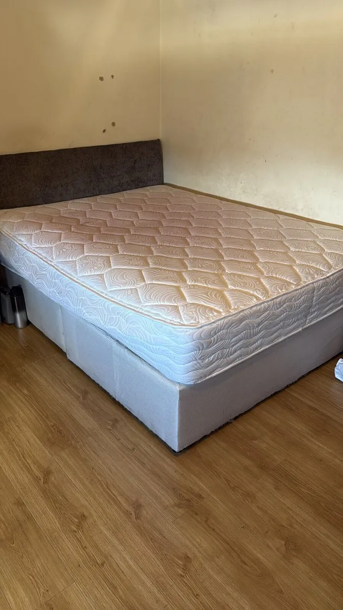 FOR FREE (King size Bed and mattress) - Image 1