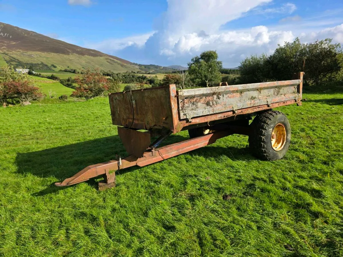 11x7 steel tipping trailer - Image 1