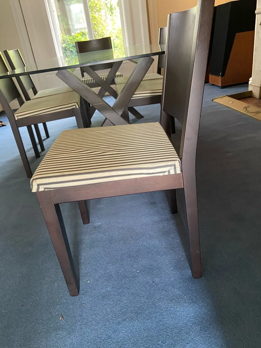 Glass Dining Room table and 6 chairs - Habitat - Image 2