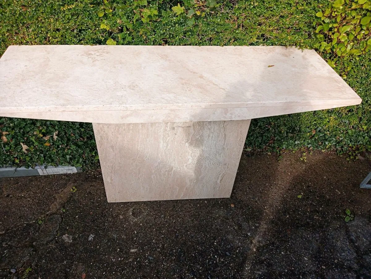 Marble table