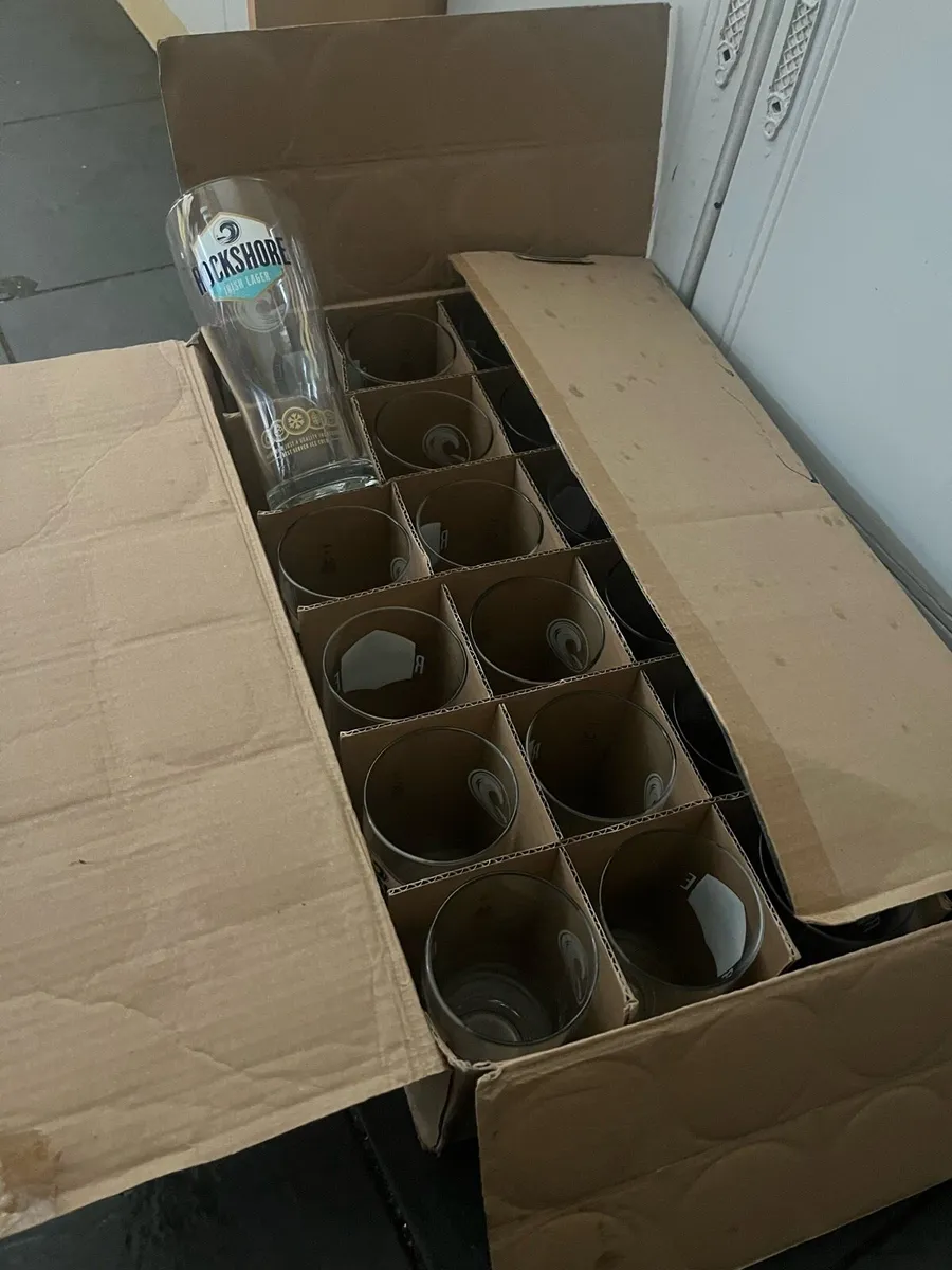 2019 unused Rockshore pint glasses