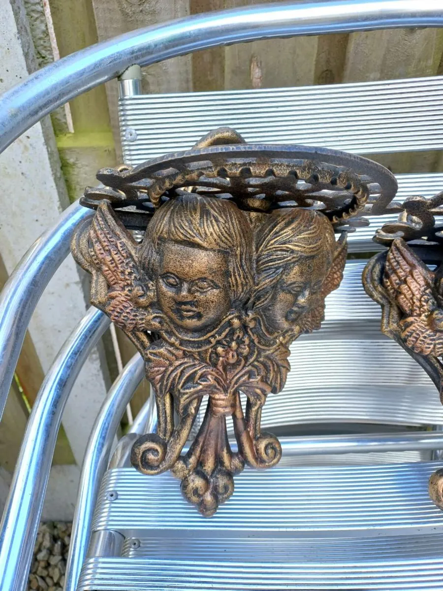 Vintage Cast-iron Shelves - Image 2