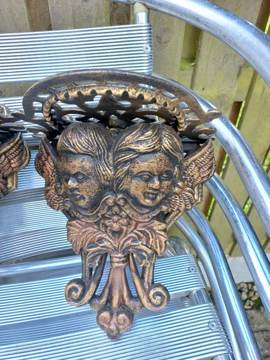 Vintage Cast-iron Shelves - Image 3