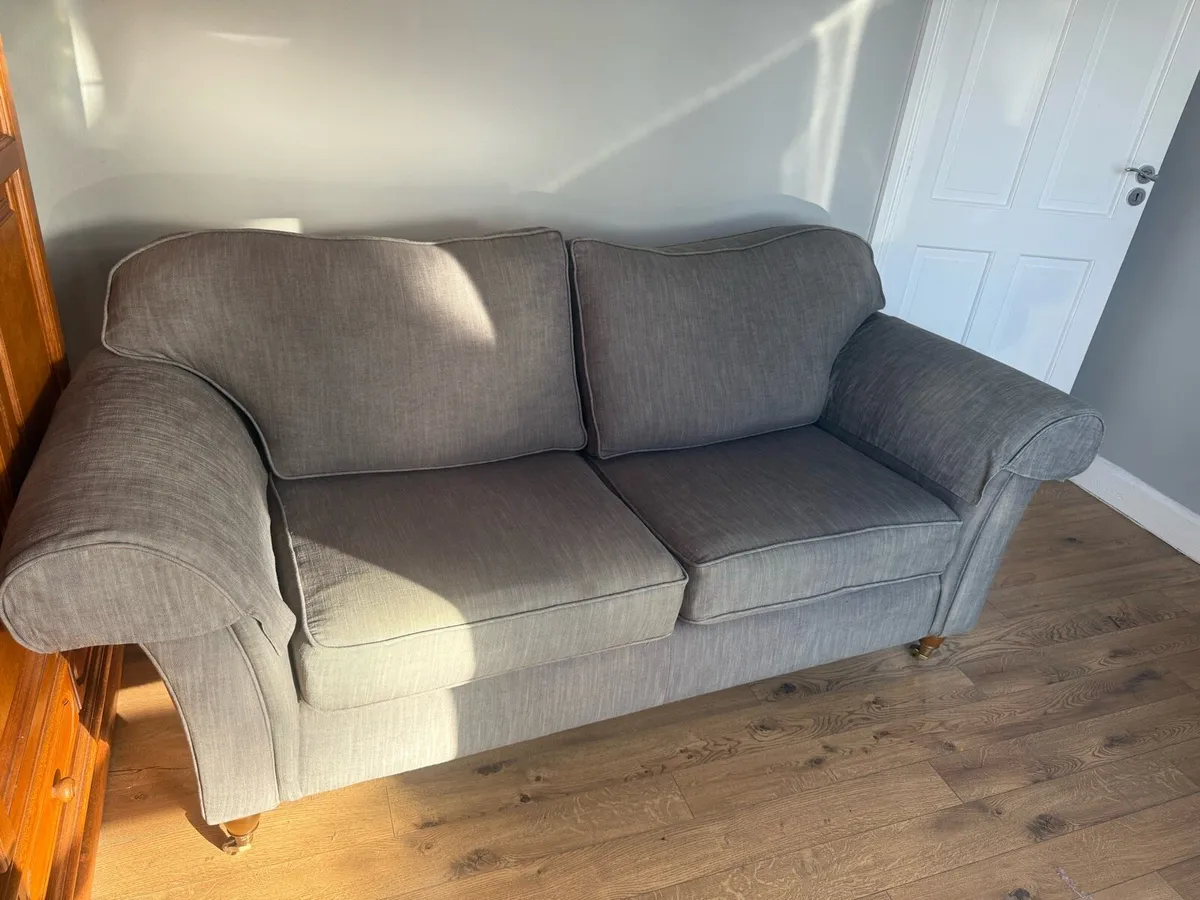Laura Ashley 3 seater sofa grey - Image 1