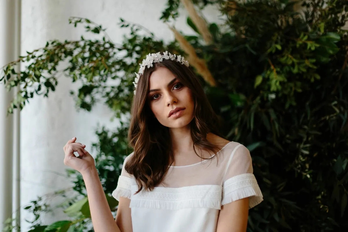 Bridal Headpiece from Blue Meadow Designer - Image 1