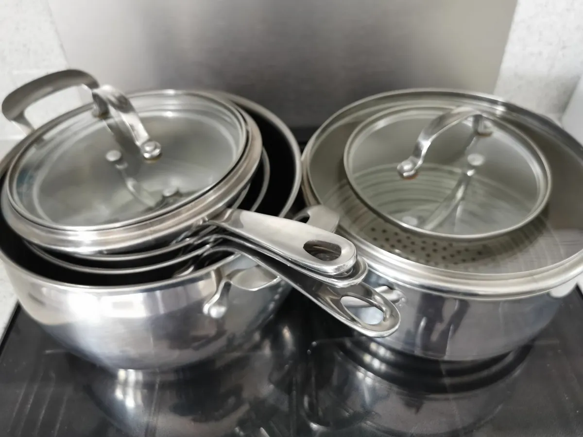 Faberware saucepan set (18/10 grade steel) - Image 1