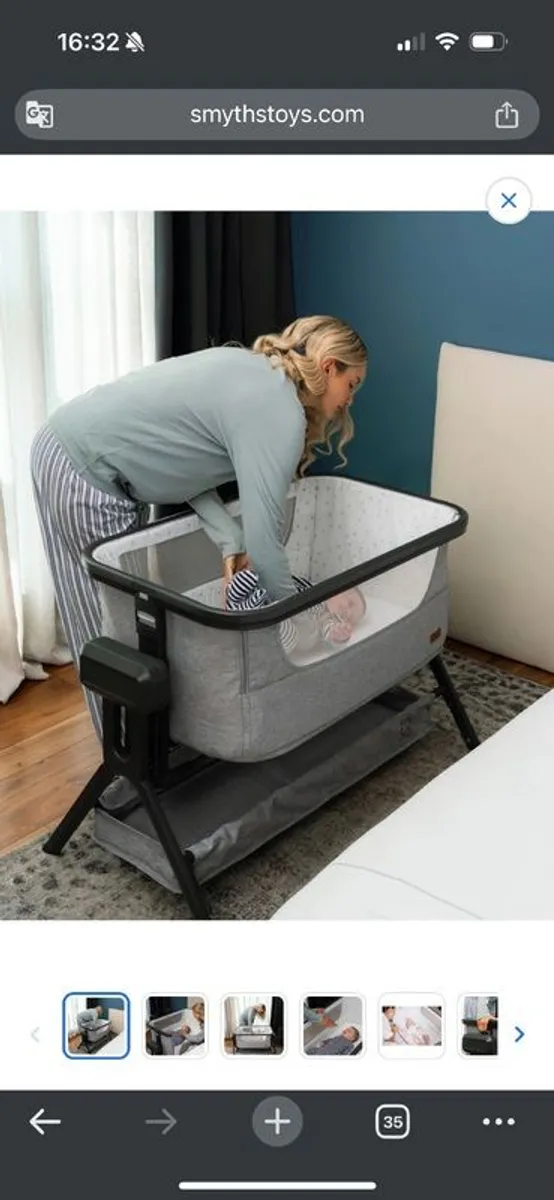 Baby Elegance Co Glide Electric BedSide Crib - Image 2