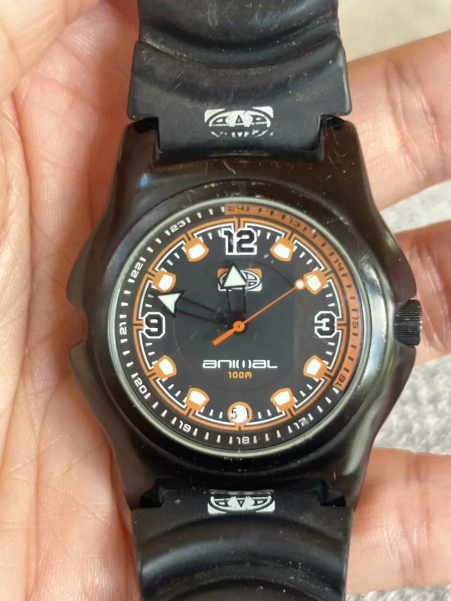 Animal Watch Men's Diver 100m Lume Needs Battery - Image 3