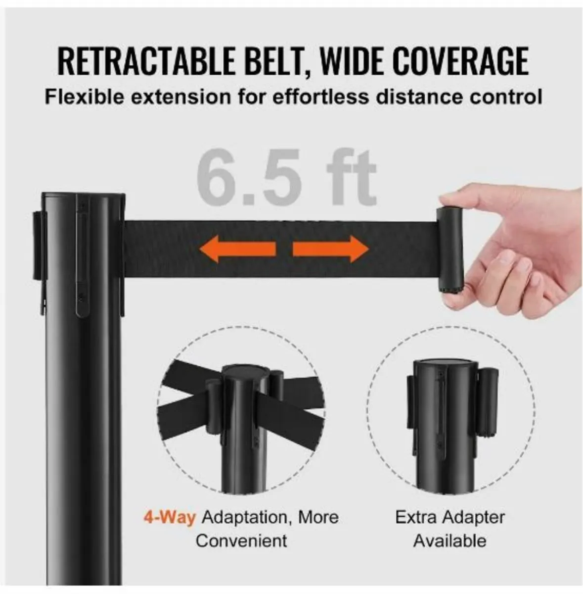 Crowd Control Stanchions, 6-Pack - Image 4
