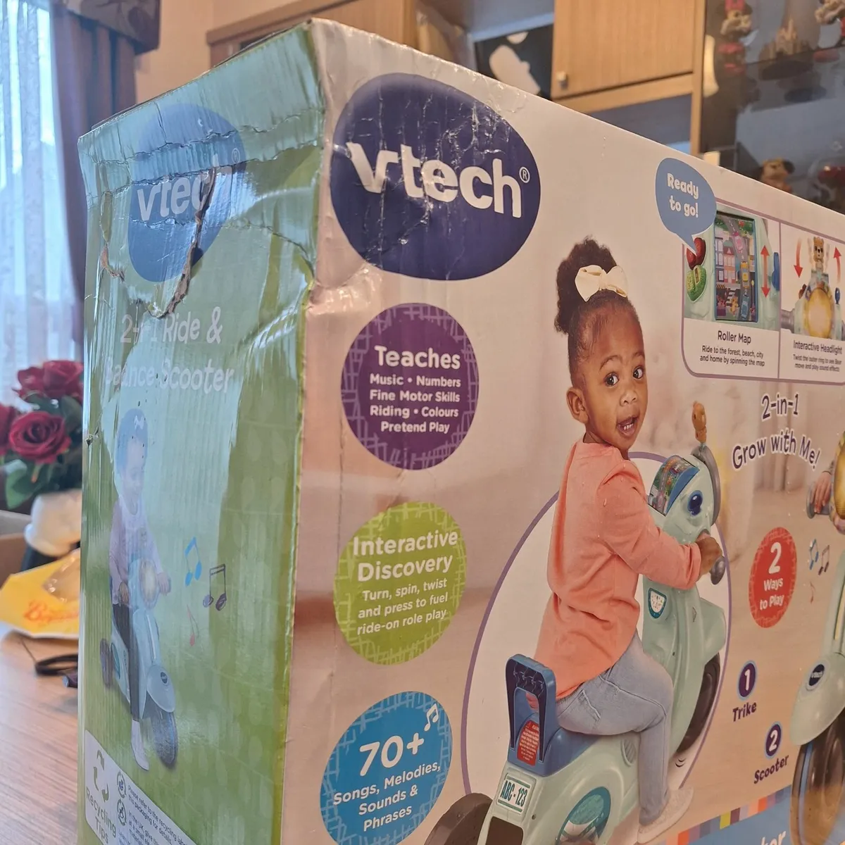 Vtech 2 in 1 balance & ride scooter - Image 3