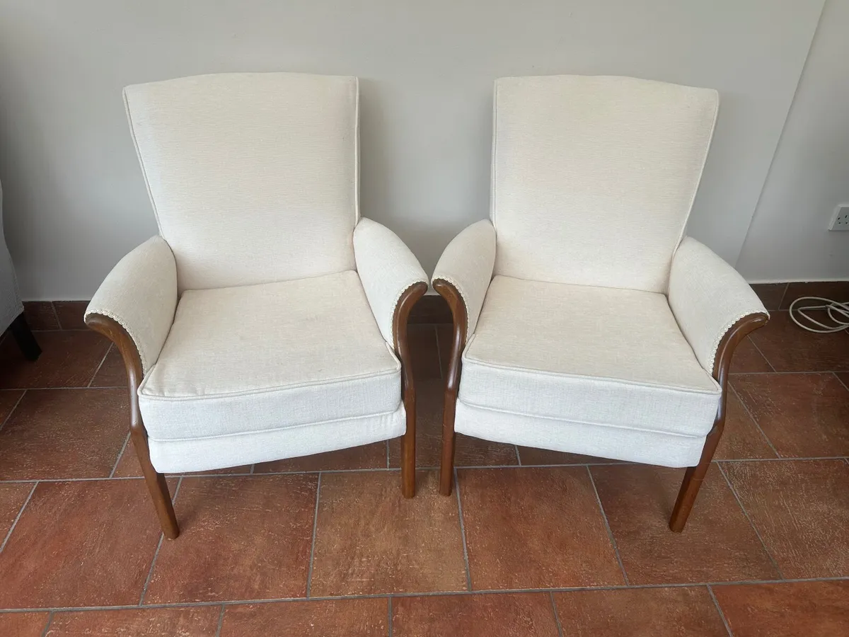 Two Parker Knoll Side Chairs - Image 1