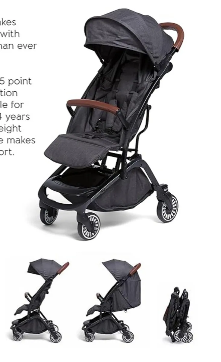 Baby elegance compact foldable stroller - Image 1