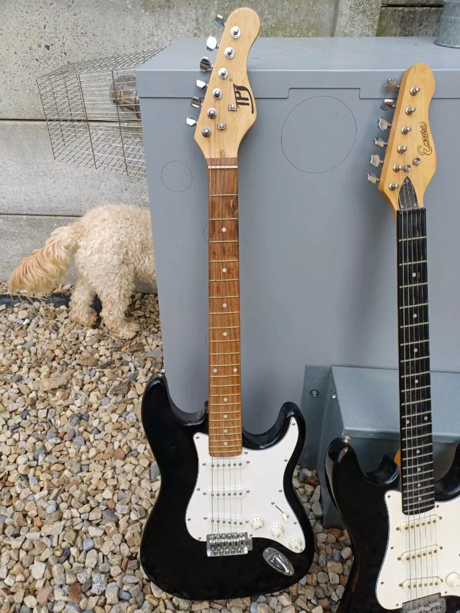 2 Vintage Stratocaster Electric Guitars - Image 2