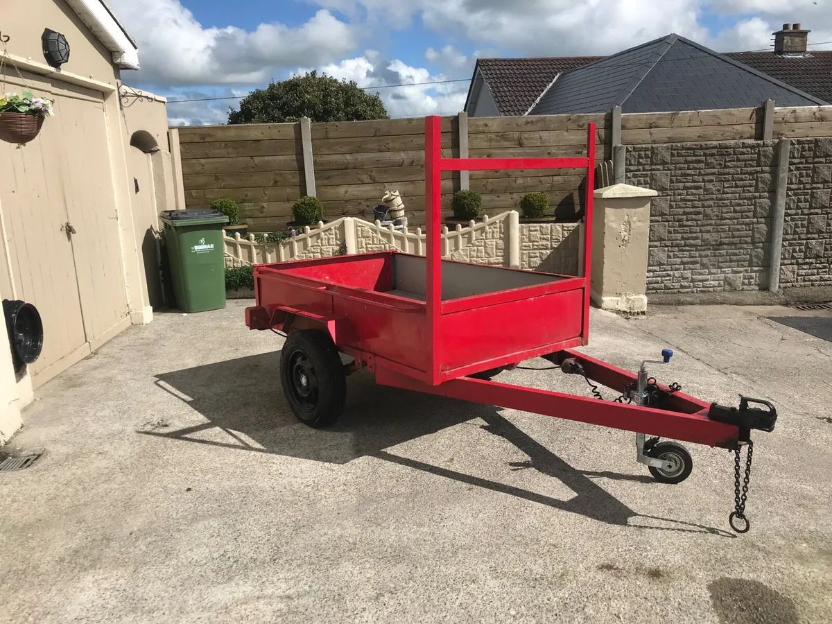 Single axle car trailer for sale - Image 1