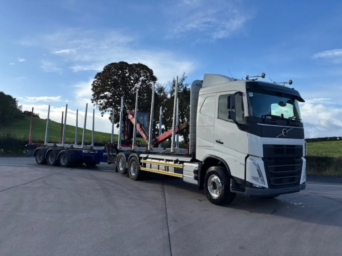 New Volvo FH 540 Rigid & drag timber truck - Image 1
