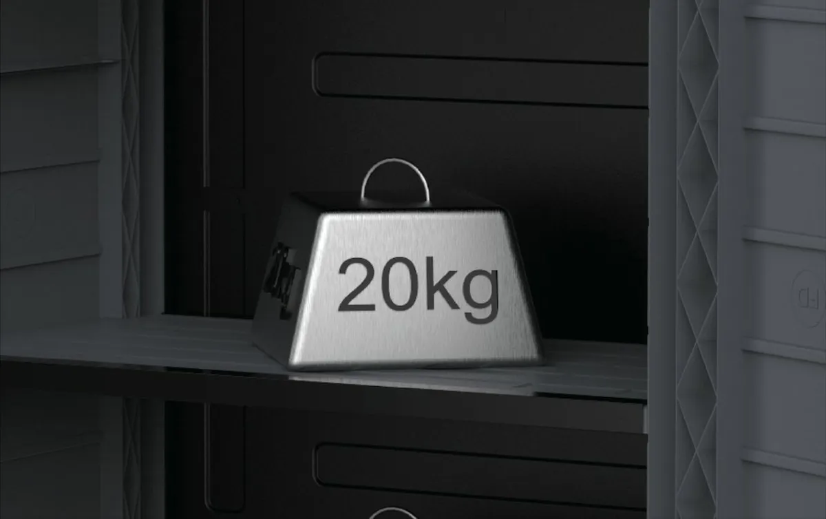 Duramax Tall Vertical Storage Cabinet - Image 3