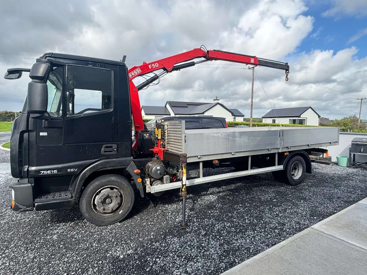 Iveco Eurocargo 7.5 with Crane 16ft aluminium body - Image 2