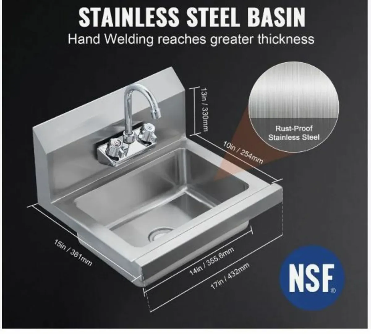 84 cm Granite Kitchen Sink - Image 4