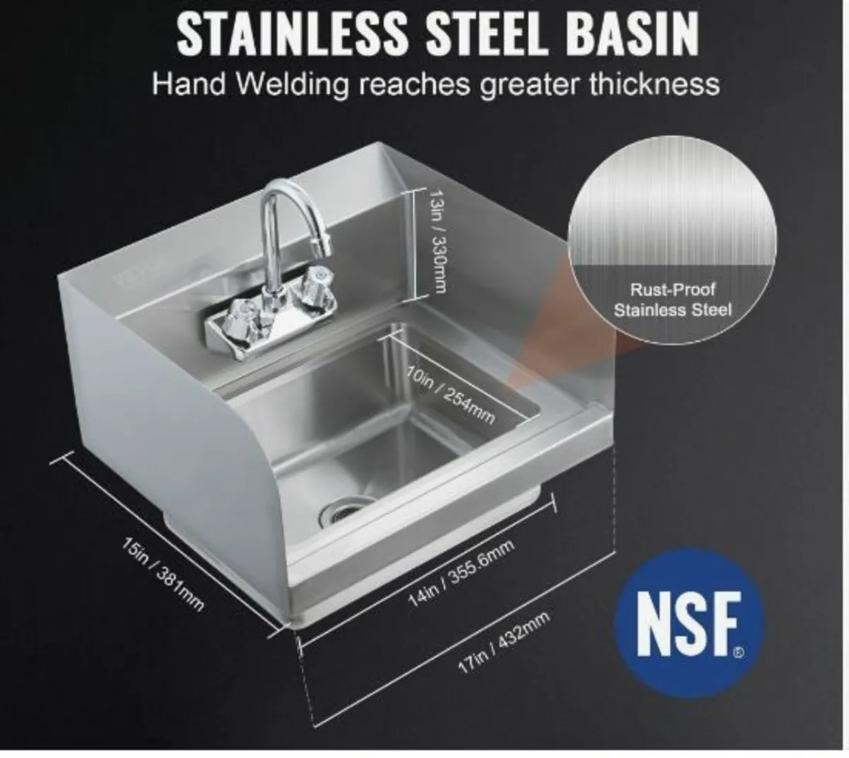 Commercial Hand Sink - Image 3