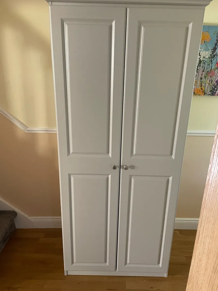 Solid Grey wooden wardrobe - Image 1