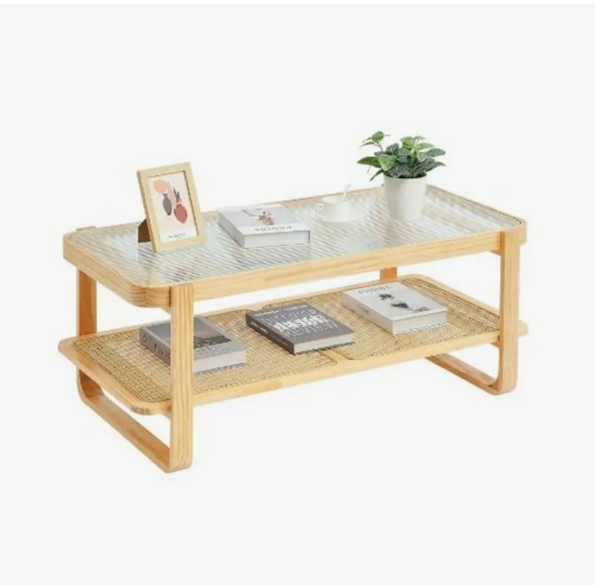 Rattan Coffee Table Rectangle - Image 1