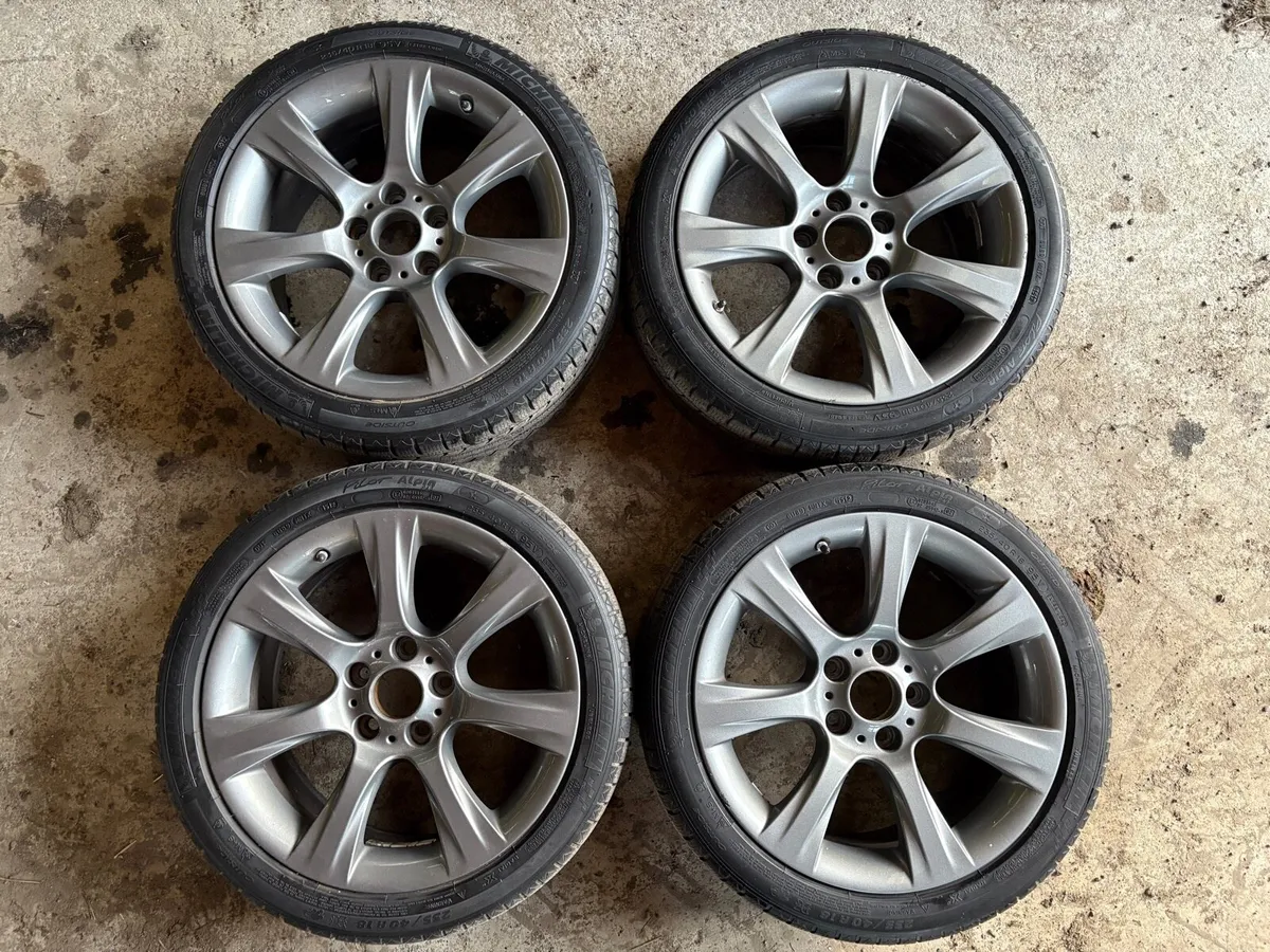 BMW 18” genuine alloys with Michelin winter tyres - Image 1