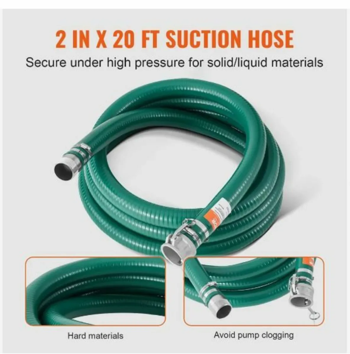 Suction Hose Kit for Water Pump 2 in x 20 ft - Image 3