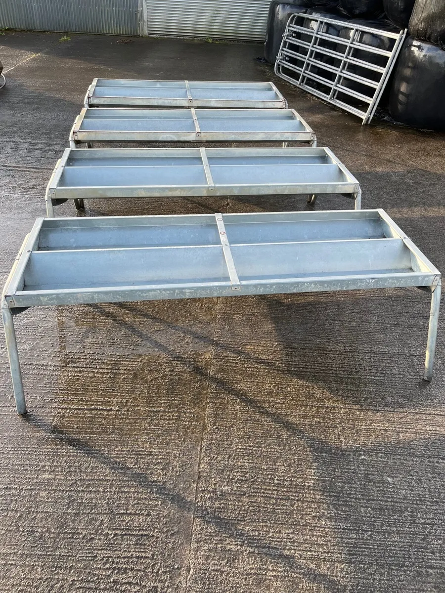 8’ Double Galvanised Cattle Trough. Givney Steel