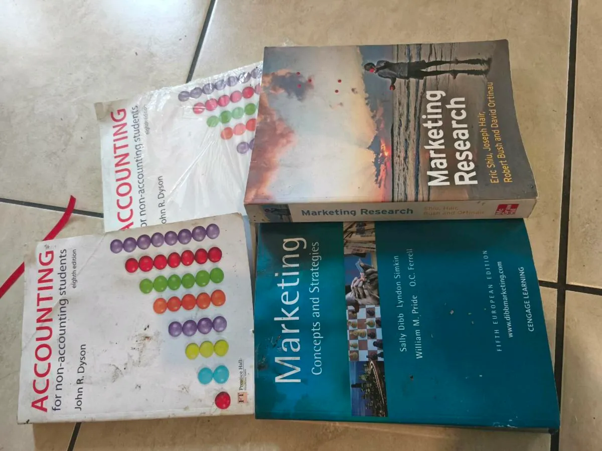Marketing and accounting books degree college