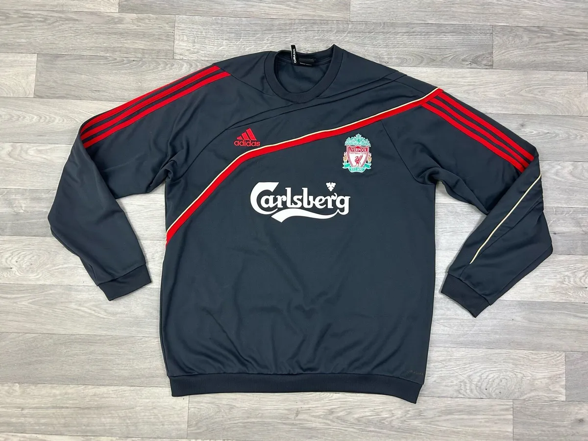 Vintage 2009 Adidas Liverpool Sweatshirt Mens L - Image 1