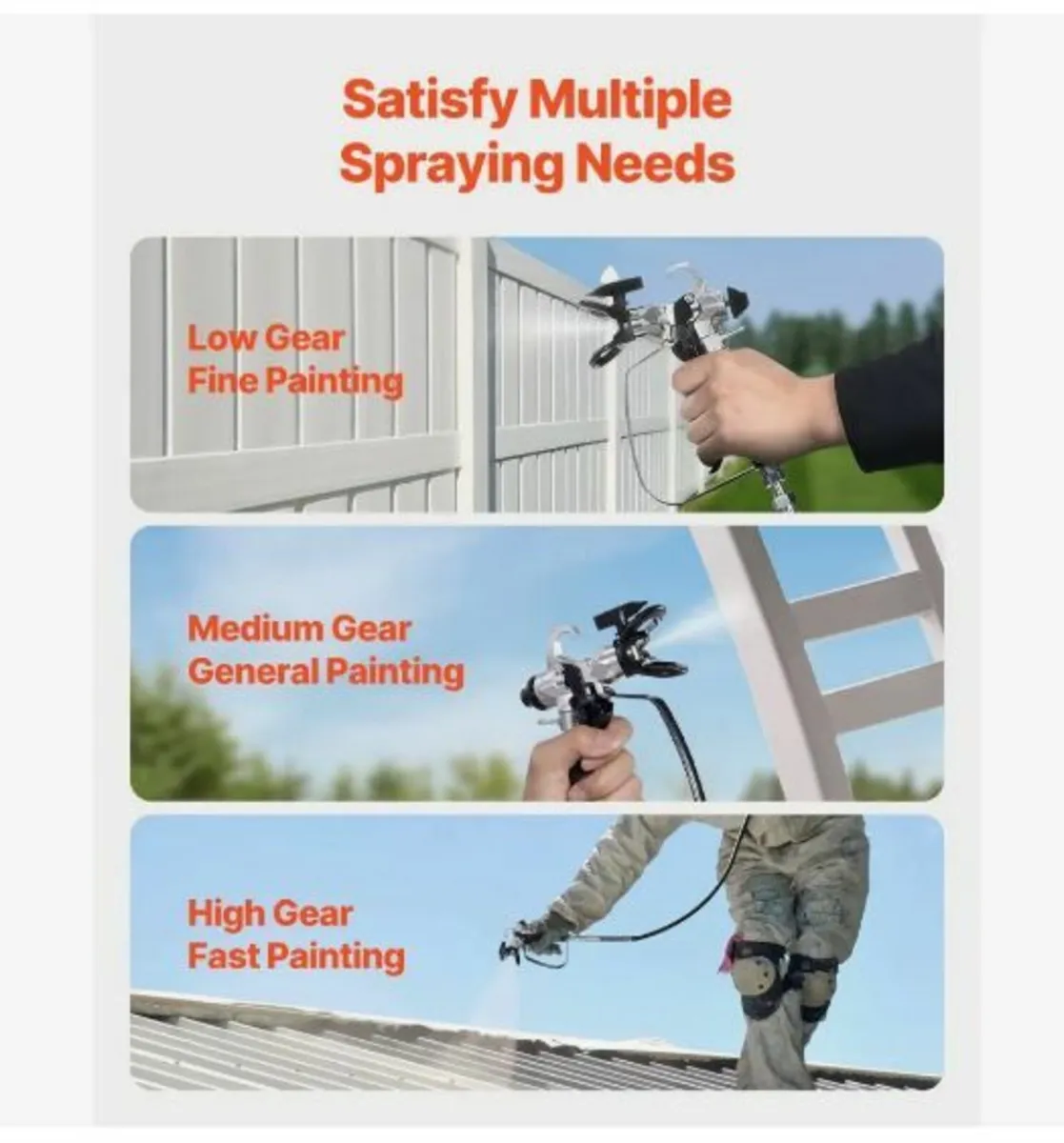 Stand Airless Paint Sprayer, 750W - Image 4