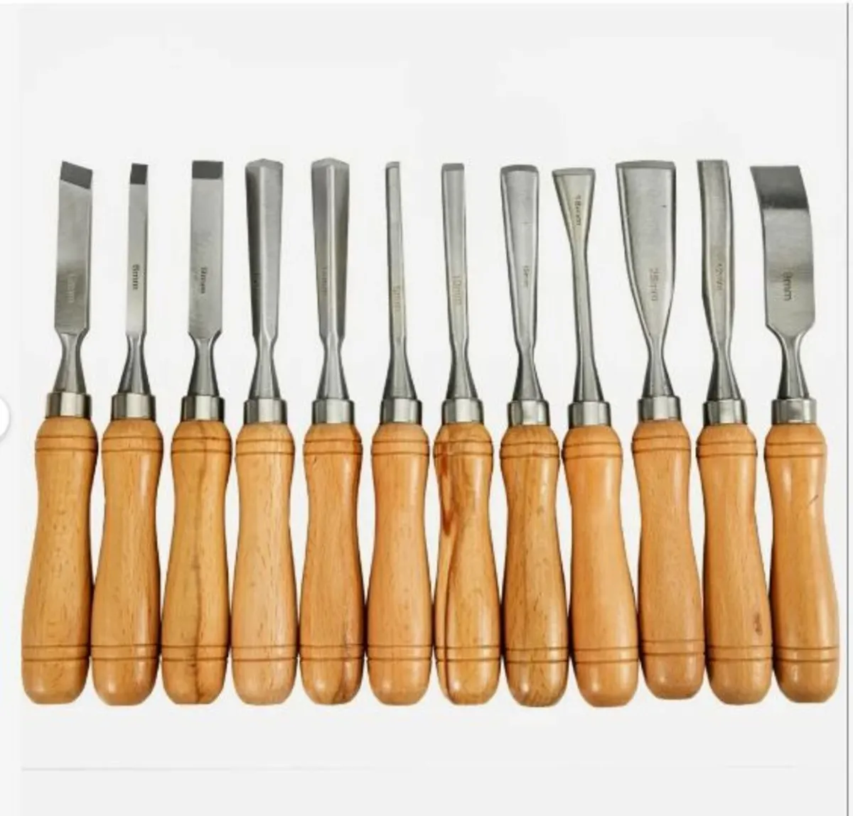 Wood Chisel Sets 12pcs Lathe - Image 1