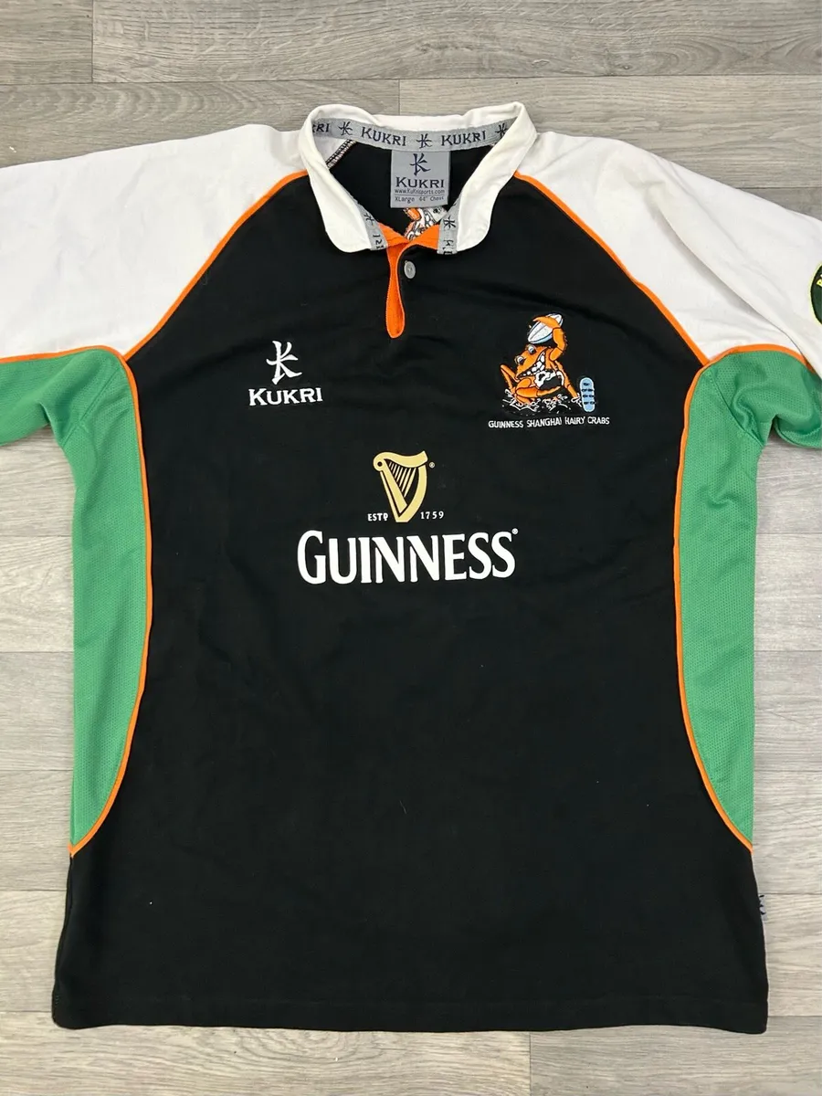 Rare Vintage Kukri Shanghai Rugby Guinness Jersey - Image 2