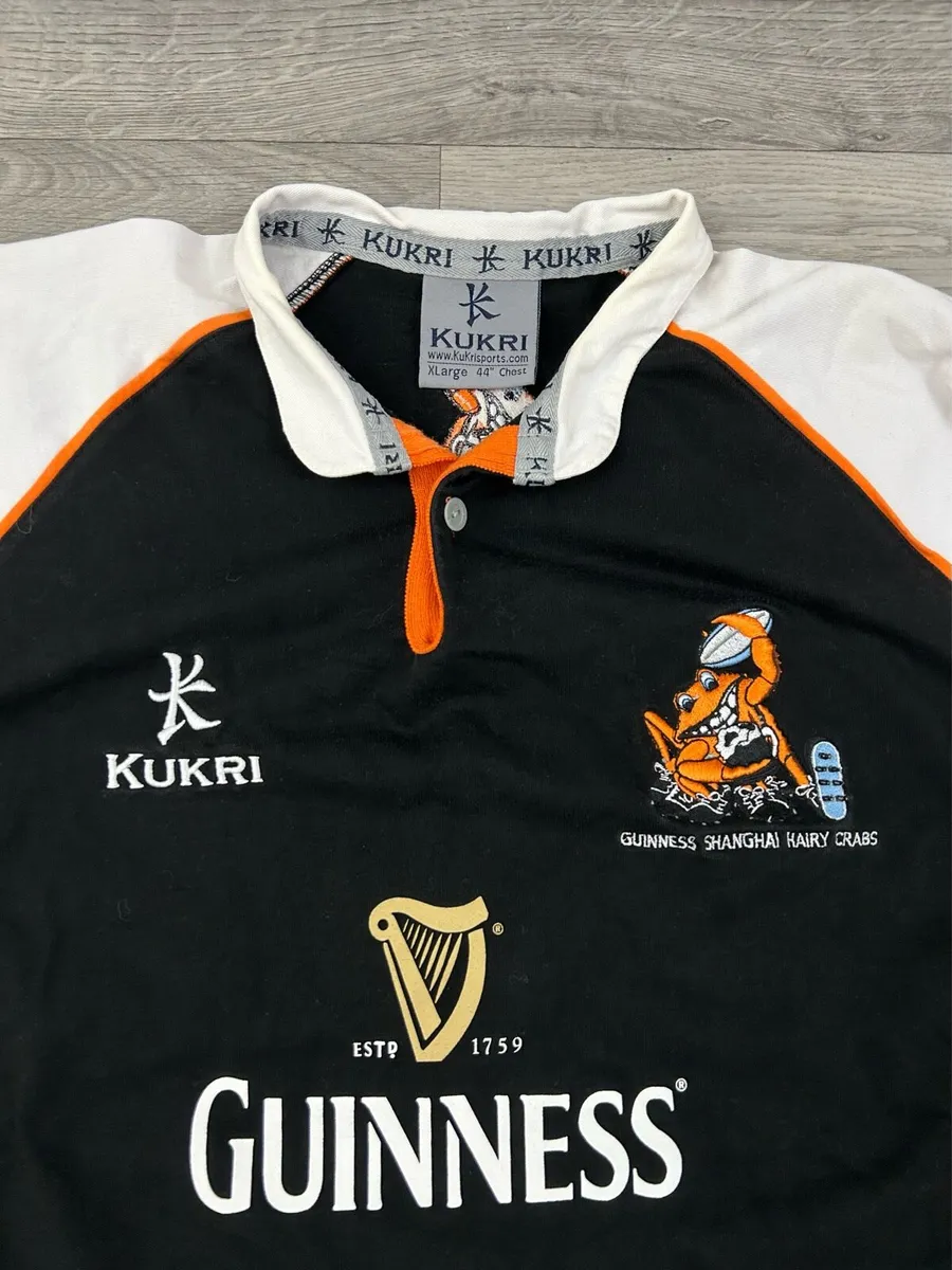Rare Vintage Kukri Shanghai Rugby Guinness Jersey - Image 3