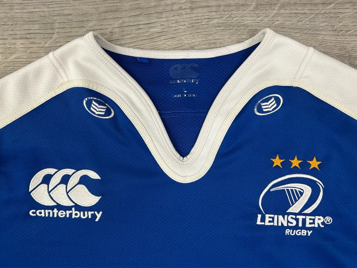 Canterbury Leinster Rugby Jersey Shirt Mens Large - Image 4