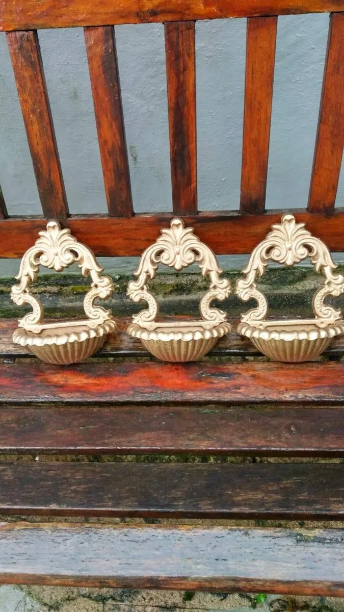 3 Decorative cast Waterfonts