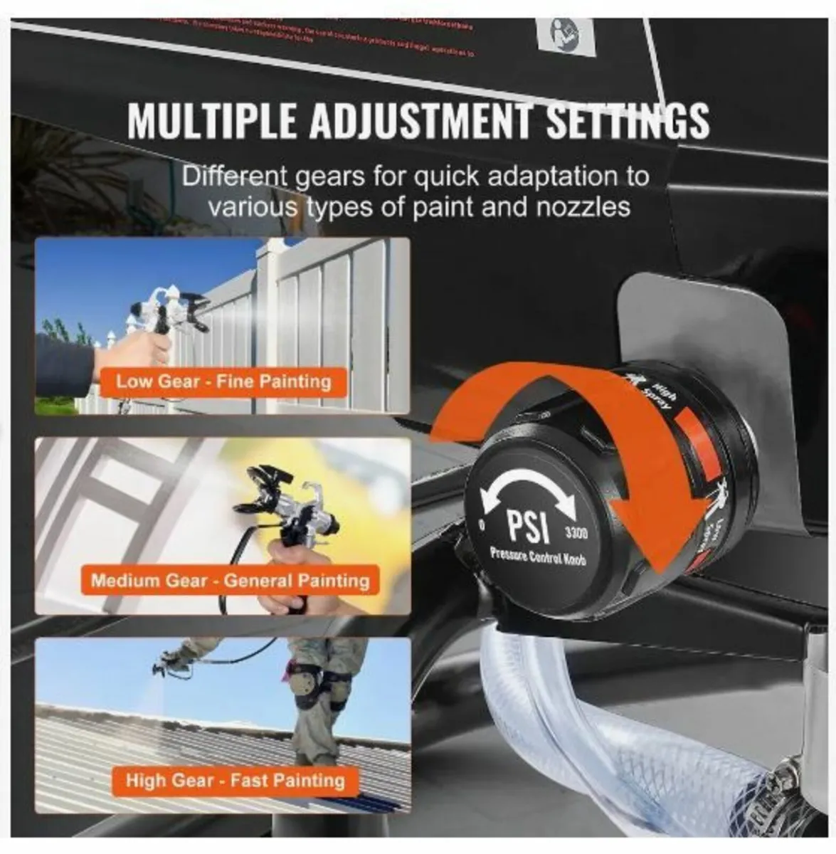 Stand Airless Paint Sprayer, 950W - Image 2