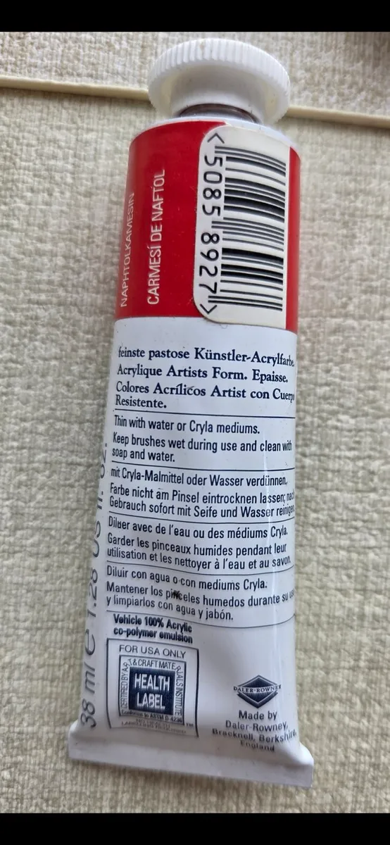 Acrylic paint (13 x   38ml tubes) - Image 3