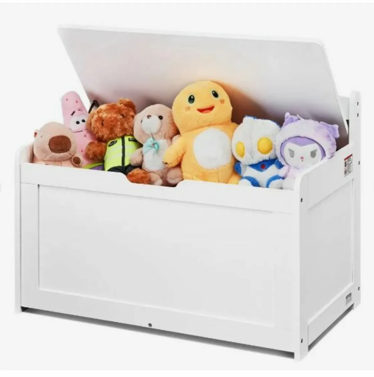 Kids Toy Storage Bench Wooden Toy - Image 3