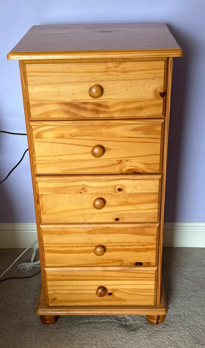 5 Drawer Chest x2 - Image 1