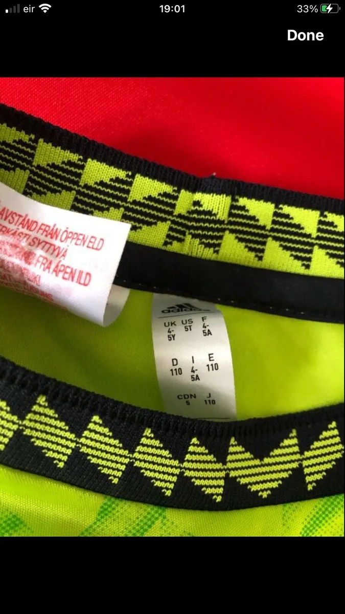 Child’s Manchester United set age 4/5 €15 - Image 3