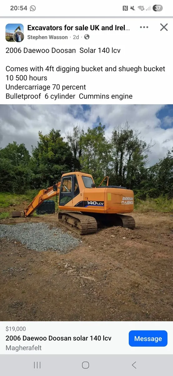 Doosan daewoo solar lcv 140