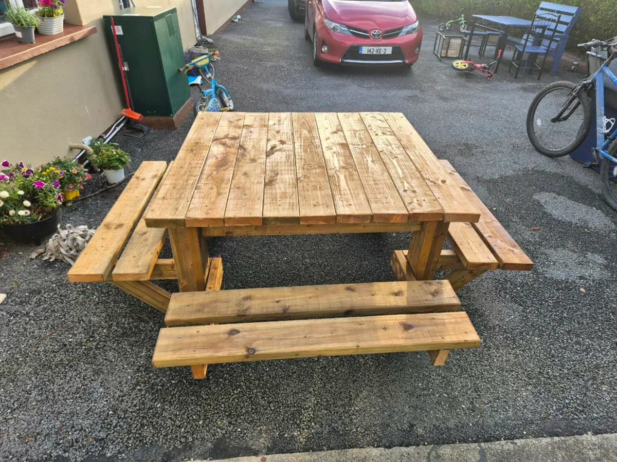 Table & Benches - Image 2
