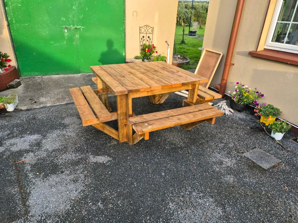 Table & Benches - Image 4
