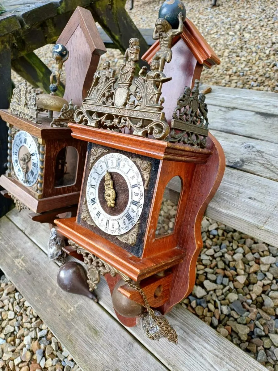 2 1950/60s Dutch Atlas Clocks - Image 4