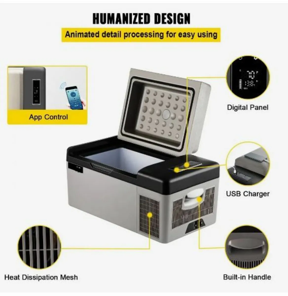 Car Refrigerator 20L Compressor Portable - Image 4