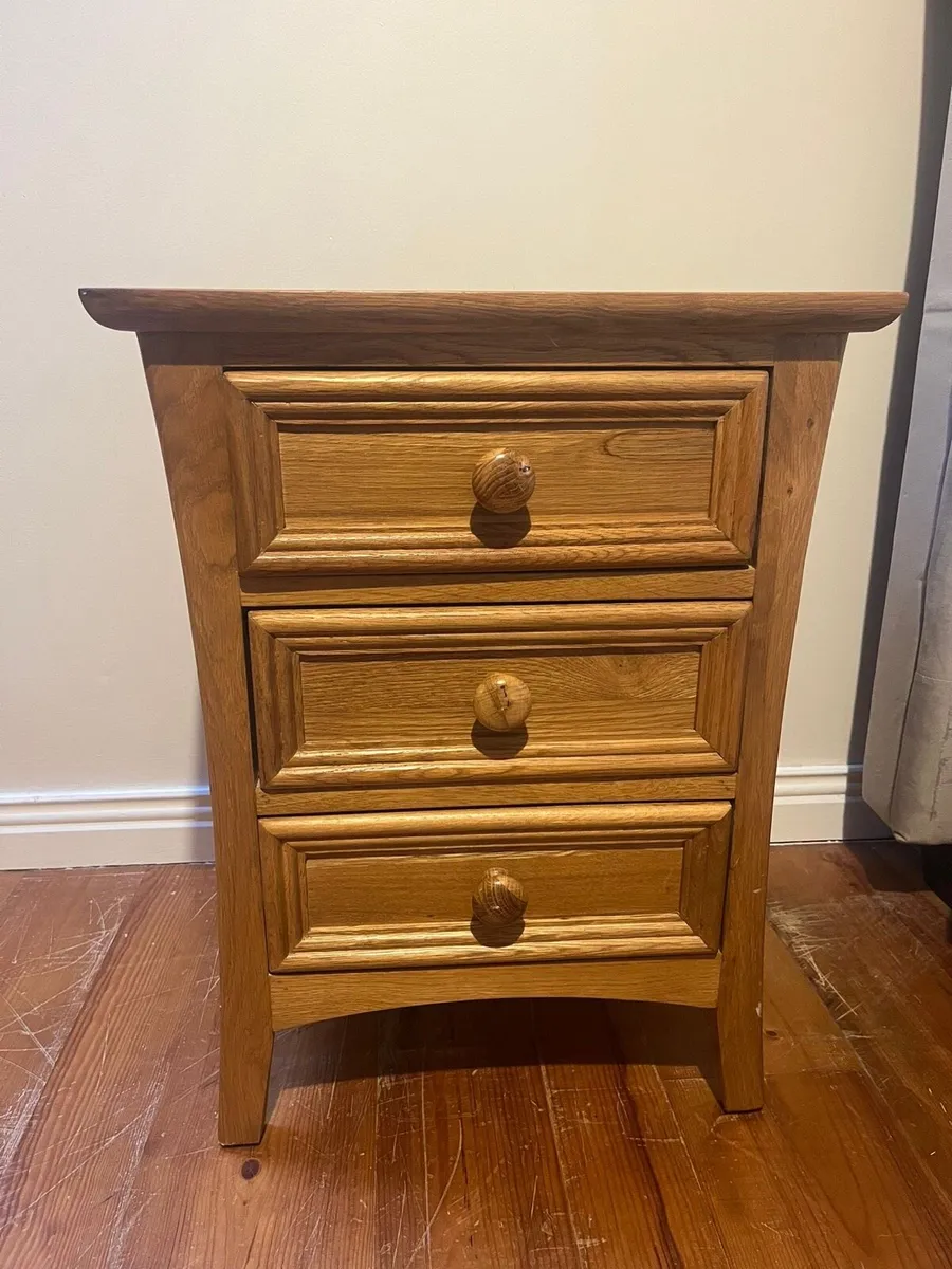 Oak Bedside Locker - Image 1