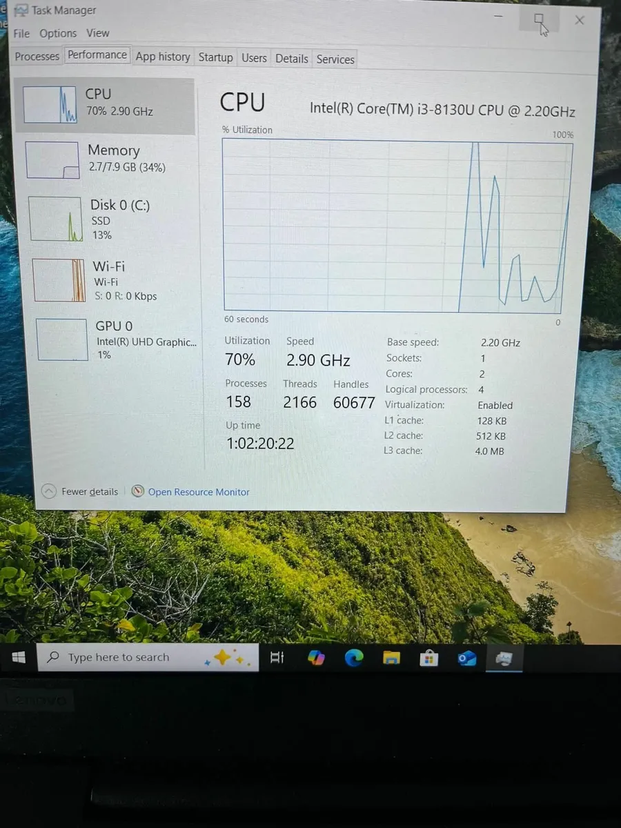 Laptop Lenovo ThinkPad E580 Intel Core i3 - Image 3