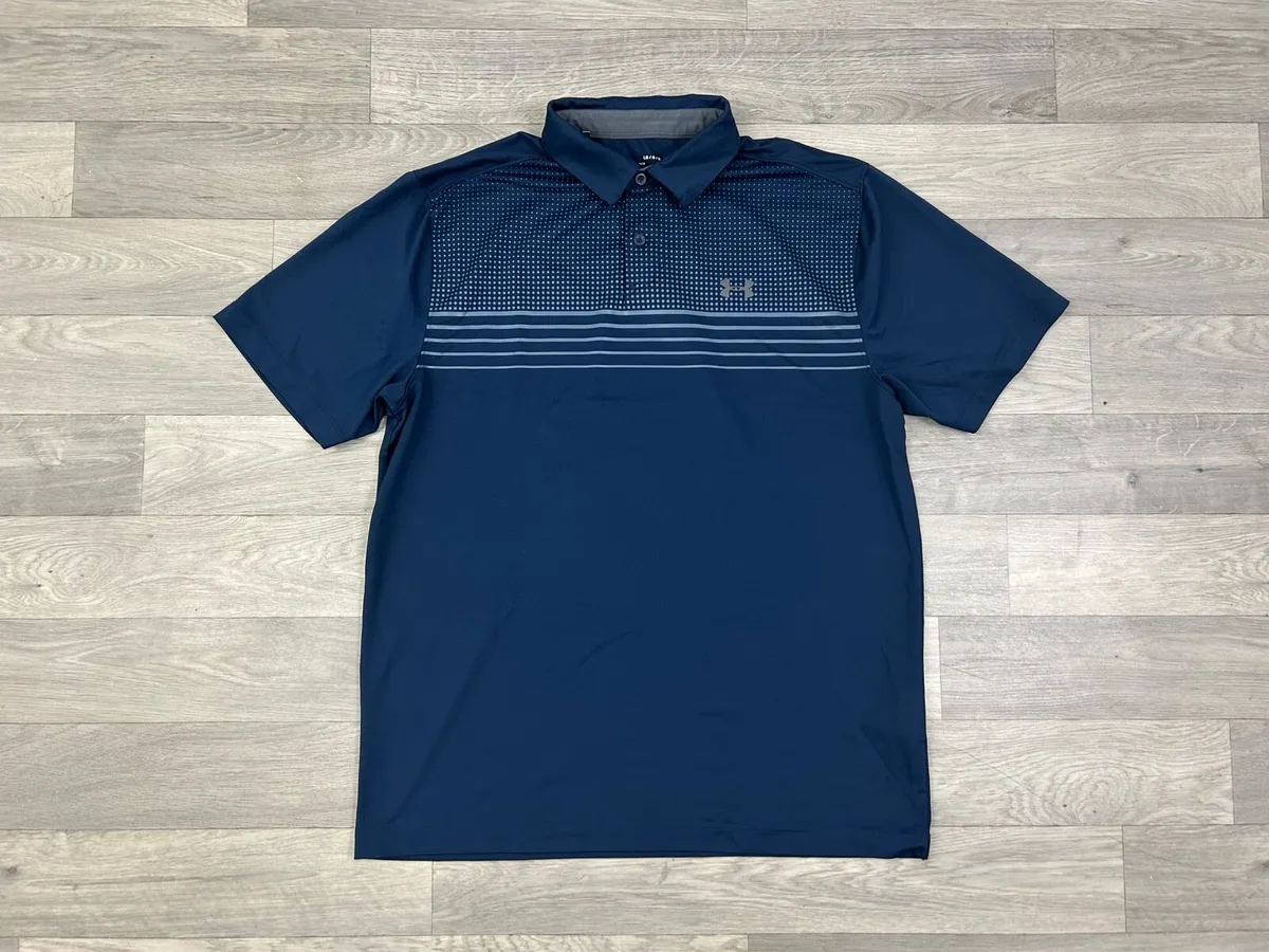 Under Armour Golf Polo Shirt Mens Large - Image 1